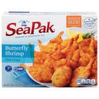 SeaPak Butterfly Shrimp, Oven Crispy, Family Size - 18 Ounce 