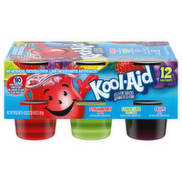 Kool-Aid Gelatin Snacks, Strawberry/Lemon-Lime/Grape, 12 Pack - 12 Each