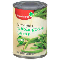 Brookshire's Green Beans, Farm Fresh, Whole