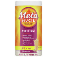 Metamucil Fiber Powder, 4-in-1, Unflavored