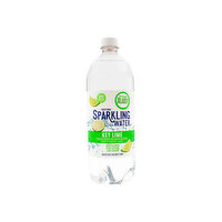 Brookshire's BLAST! Sweetened Sparkling Water, Key Lime - 33.8 Fluid ounce 