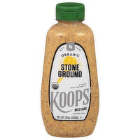 Koops' Mustard, Stone Ground, Organic - 12 Ounce 