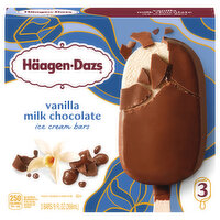 Haagen-Dazs Vanilla Milk Chocolate Ice Cream Snack Bars