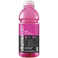 vitaminwater Vitaminwater,Focus Electrolyte Enhanced Water W/ Vitamins, Kiwi-Strawberry Drink 20 Fl Oz