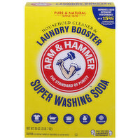 Arm & Hammer Household Cleaner & Laundry Booster, Super Washing Soda - 55 Ounce 
