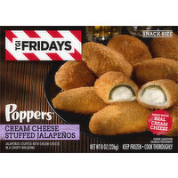 TGI Fridays Stuffed Jalapenos, Cream Cheese, Snack Size - 8 Ounce 