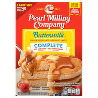 Pearl Milling Company Pancake & Waffle Mix, Buttermilk, Complete, Large Size - 32 Ounce