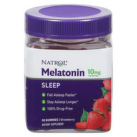 Natrol Melatonin, Sleep, 10 mg, Gummies, Strawberry - 90 Each