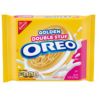 OREO OREO Double Stuf Golden Sandwich Cookies, 14.03 oz - 14.03 Ounce 