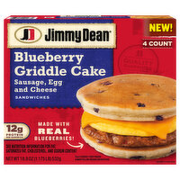 Jimmy Dean Sandwiches, Blueberry Griddle Cake