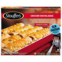 Stouffer's Enchiladas, Chicken, Party Size - 8 Each 