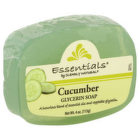 Clearly Natural Soap, Glycerin, Cucumber - 4 Ounce