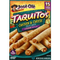 Jose Ole Taquitos, Chicken & Cheese - 15 Each 