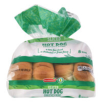 Brookshire's Enriched Sliced Hot Dog Buns - 8 Each 