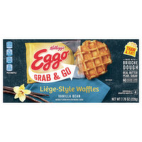 Eggo Waffles, Vanilla Bean, Liege-Style, Grab & Go - 4 Each 