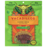 Vacadillos Beef, Air Dried, Chile Lime, Mild - 2 Ounce 