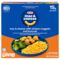 Kraft Macaroni & Cheese Dinner with Breaded Chicken Nuggets and Broccoli - 8.5 Ounce 