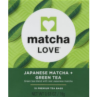 Matcha Love Matcha + Green Tea, Bags - 10 Each 