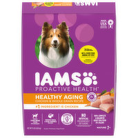 IAMS Dog Food, Healthy Aging, Chicken & Whole Grain Recipe, Mature 7+ - 15 Pound 