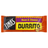 Tina's Burrito, Bean & Cheese - 4 Ounce 