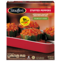 Stouffer's Stuffed Peppers, Family Size - 4 Each 