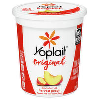 Yoplait Yogurt, Low Fat, Harvest Peach, Original, Smooth Style