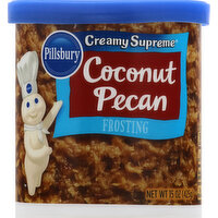 Pillsbury Frosting, Coconut Pecan - 15 Ounce 