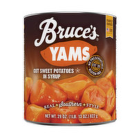 Bruce's Yams Cut Sweet Potatoes in Syrup - 29 Ounce 