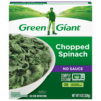 Green Giant Chopped Spinach, No Sauce - 8 Ounce