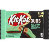 Kit Kat Wafers, Mint + Dark Chocolate, Duos, King Size