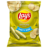 Lay's Potato Chips, Dill Pickle, Party Size - 12.5 Ounce 