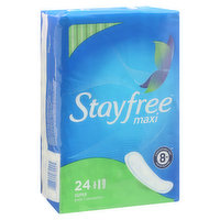 Stayfree Pads, Super - 24 Each 