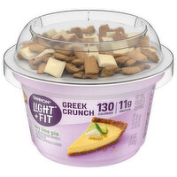 Danone Yogurt & Toppings, Fat Free, Key Lime Pie, Greek Crunch