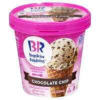 Baskin Robbins Ice Cream, Chocolate Chip - 14 Fluid ounce 