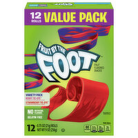 Fruit by the Foot Fruit Flavored Snacks, Berry, Strawberry, Value Pack, Variety Pack - 12 Each 