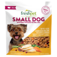 Freshpet Dog Food, Chicken Recipe, Bite-Size, Small Dog - 1 Pound 