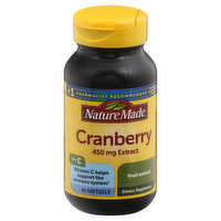 Nature Made Cranberry, 450 mg, Softgels - 60 Each 