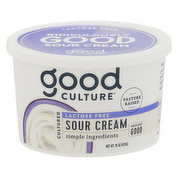 Good Culture Sour Cream, Lactose Free, Cultured - 15 Ounce 