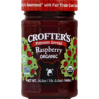 Crofter's Premium Spread, Organic, Raspberry - 16.5 Ounce 