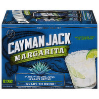 Cayman Jack Malt Beverage, Margarita - 12 Each