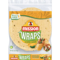 Mission Wraps, Jalapeno Cheddar - 6 Each 