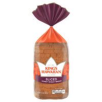 King's Hawaiian Bread, Honey Wheat, Sliced - 13.5 Ounce 