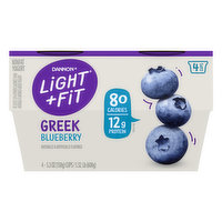 Dannon Yogurt, Nonfat, Blueberry, Greek