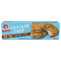 Little Debbie Sandwich Cookies, Chocolate Chip, Creme Pies - 8 Each 