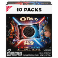 Oreo Sandwich Cookies, Chocolate, Star Wars, 10 Packs - 10 Each 