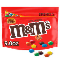 M&M's Chocolate Candies, Peanut Butter, Sharing Size - 9 Ounce 