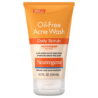 Neutrogena Acne Wash, Oil-Free, Daily Scrub