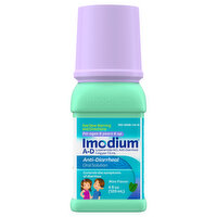 Imodium Anti-Diarrheal, A-D, Oral Solution, Mint Flavor - 4 Fluid ounce 