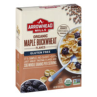 Arrowhead Mills Flakes, Organic, Maple Buckwheat - 10 Ounce 