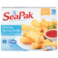 SeaPak Shrimp Spring Rolls, Family Size - 16 Each 